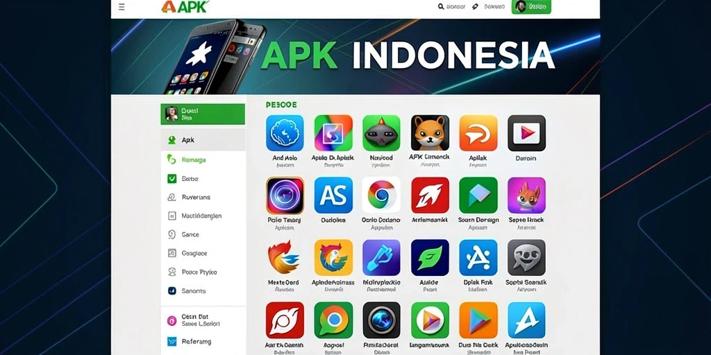 Tampilan menu utama yang menarik.