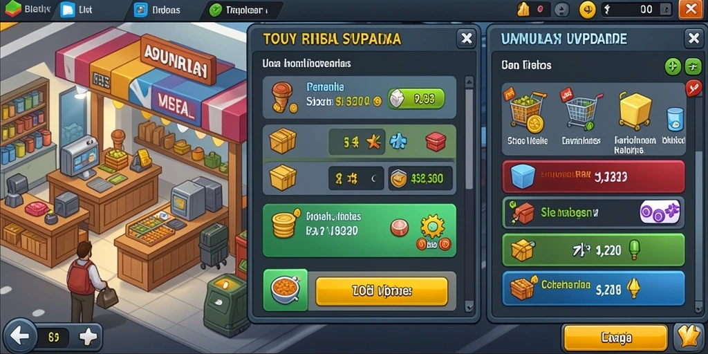Tampilan antarmuka utama yang atraktif.