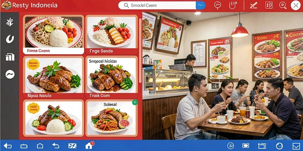 Screenshot menampilkan tampilan awal permainan yang menawan.