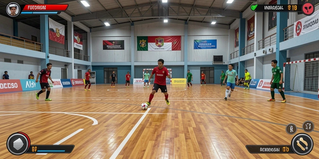 Tampilkan karakter utama dalam petualangan seru.