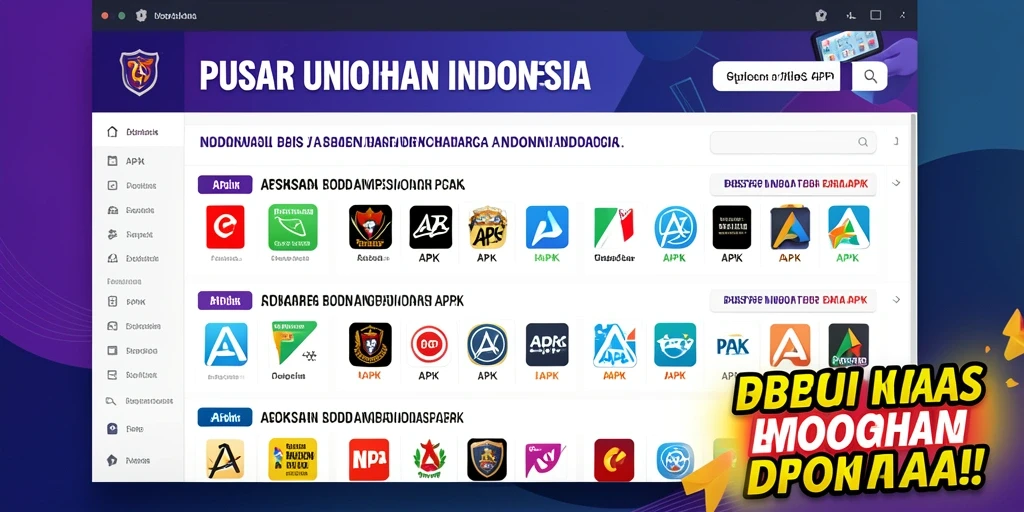 Tampilan awal aplikasi dengan grafis menarik.