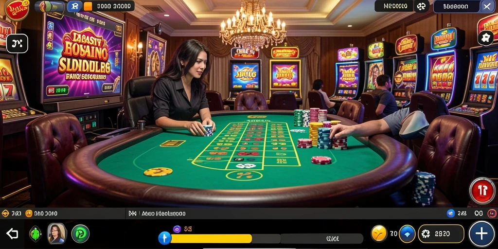 Tampilan awal game MEGAPETIR yang menarik dan dinamis.