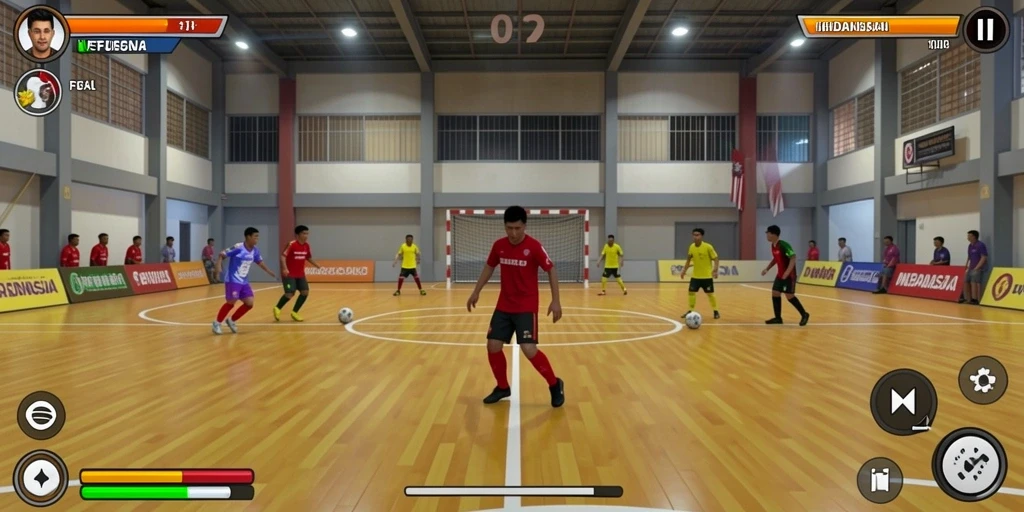 Tampilan antarmuka permainan yang menarik dan mudah dipahami.