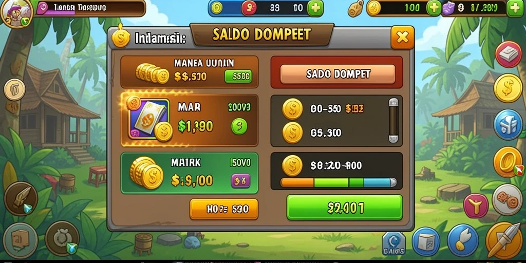 Tangkapan layar permainan slot yang menarik.